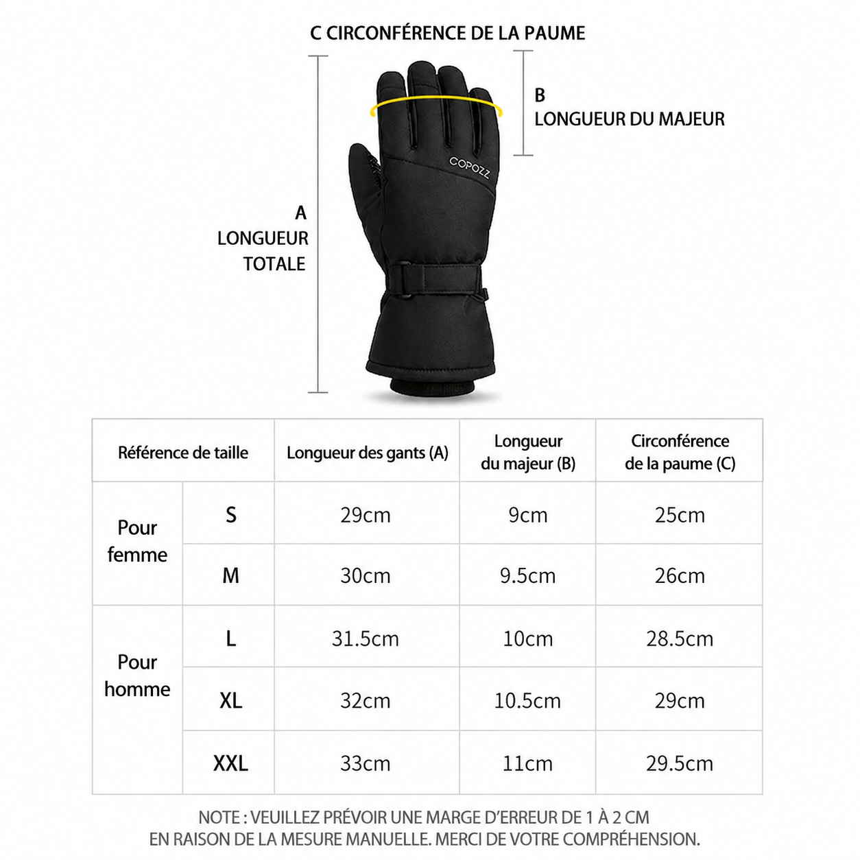 Gants de Ski - Randonnée