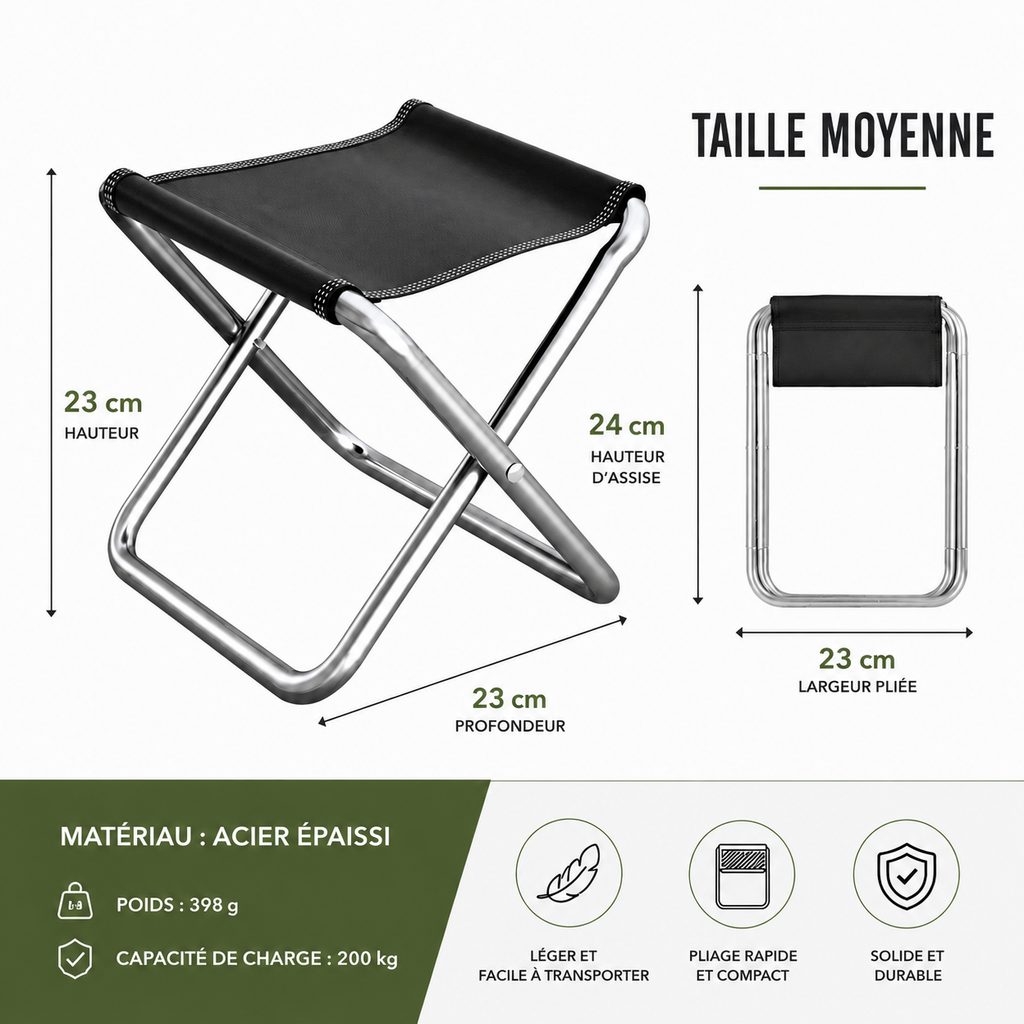 Tabouret Pliant - Randonnée