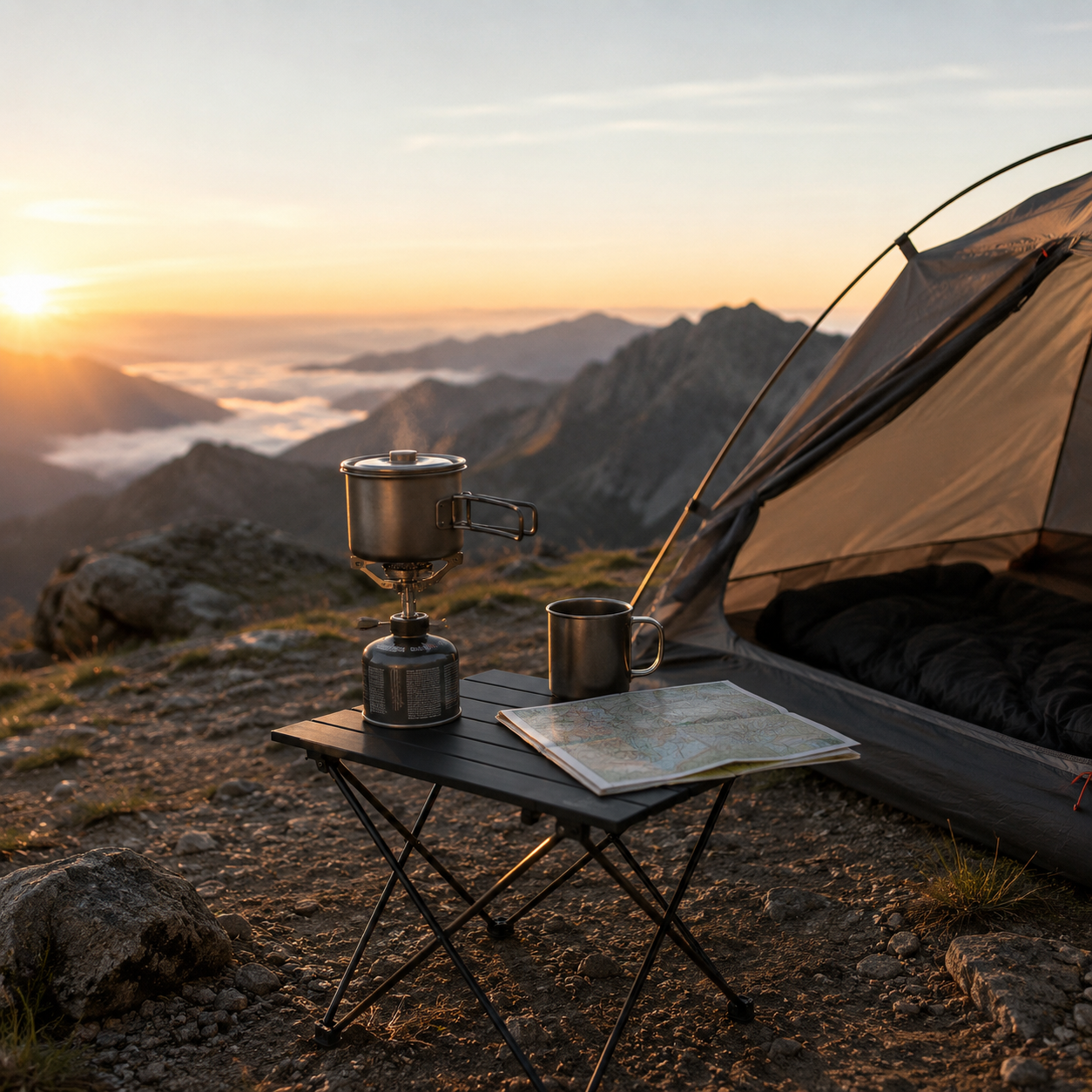 Table Camping - Randonnée