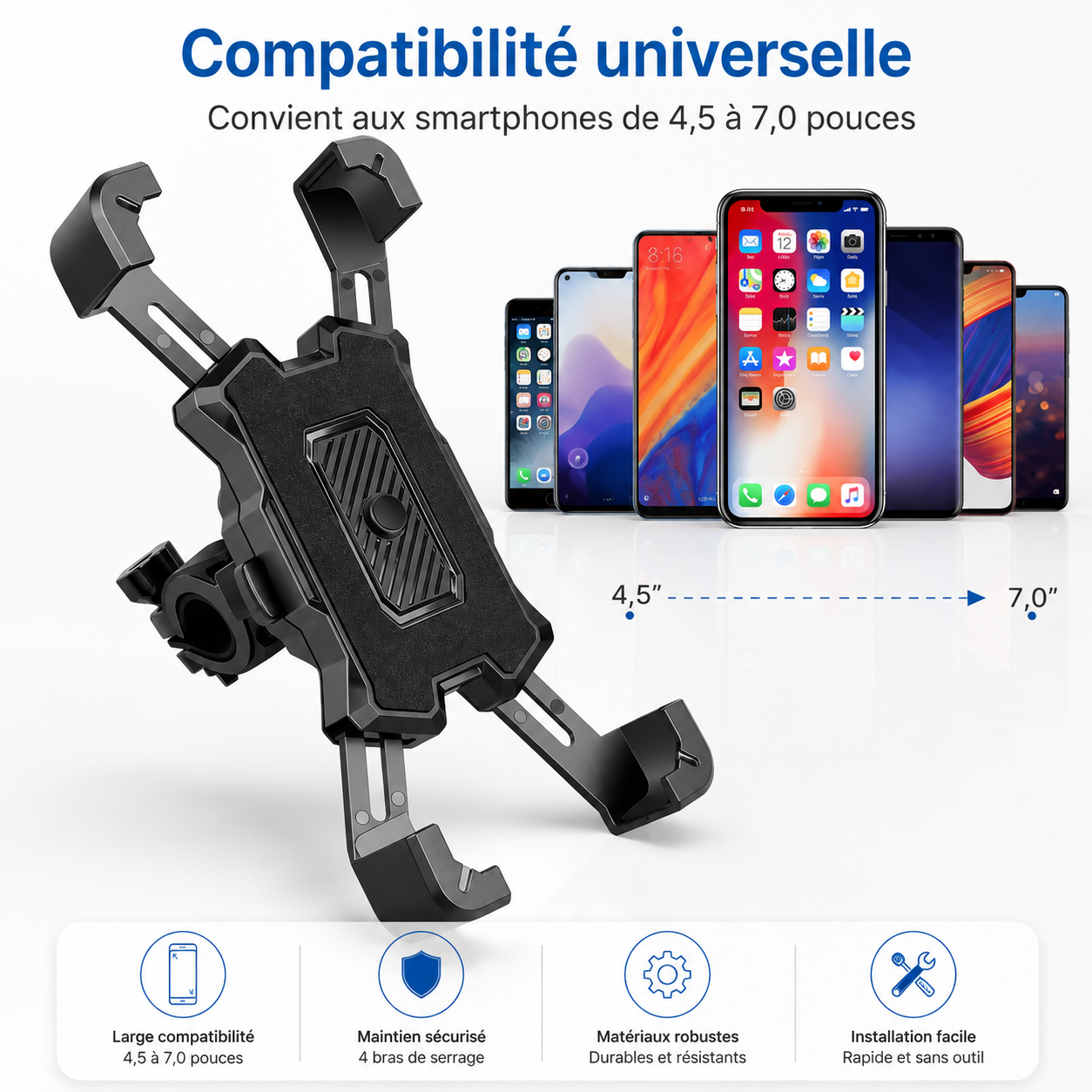 Support de Téléphone Vélo
