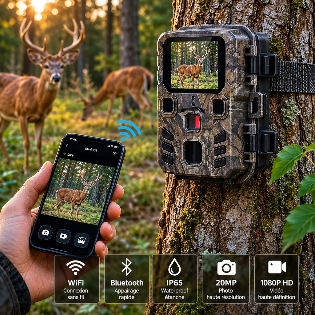 Caméra de chasse Wifi