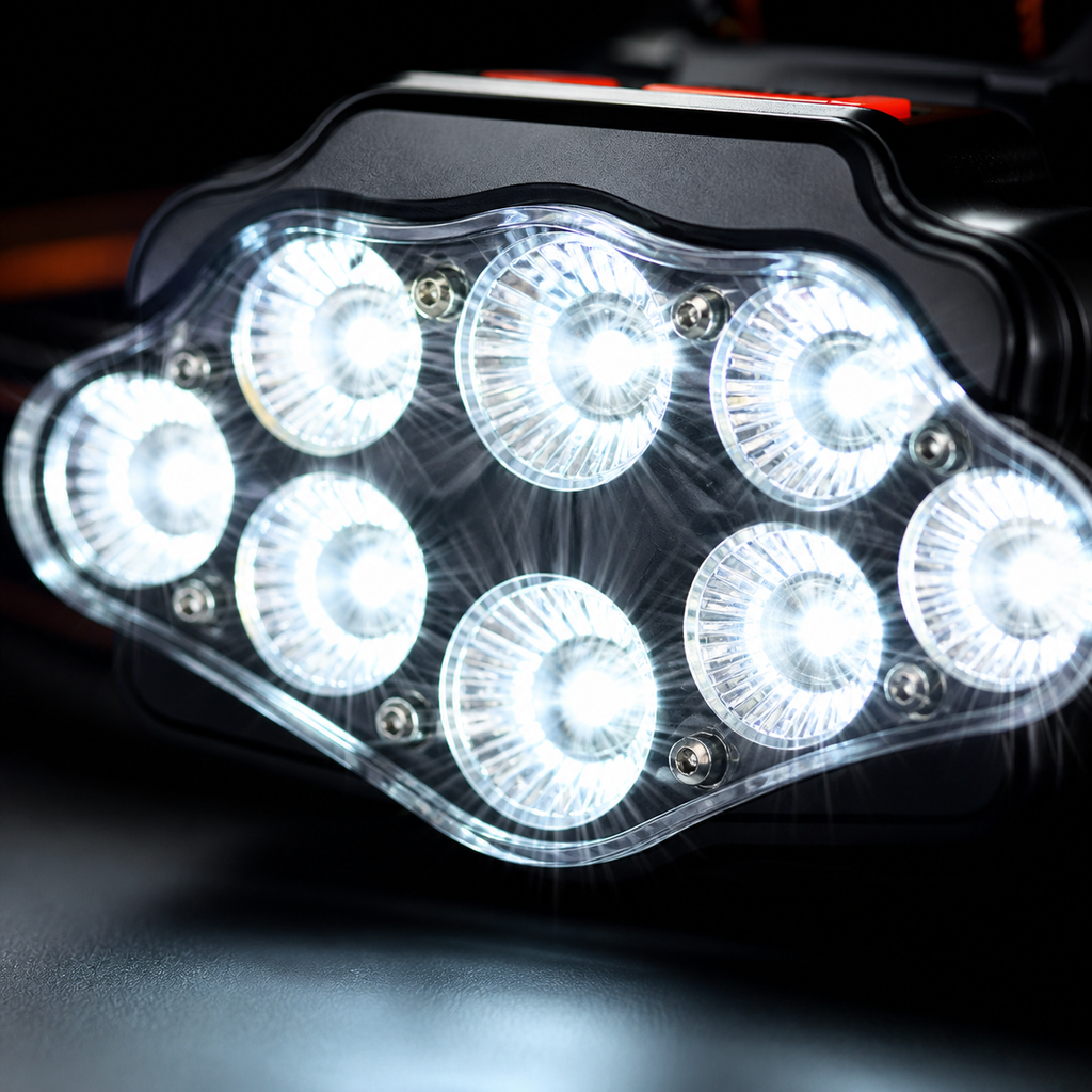 Lampe frontale rechargeable